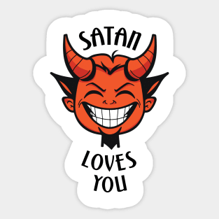 Funny Satanic Sticker